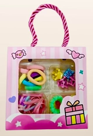 RETURNGIFTS- Pack of 6 kits for girls I Best birthday return gifts for girl kids age upto 3,4,5,6 years old. Party Bulk Gift of small size for Navratri Kanjak Pooja pujan (Design 3) - Image 2