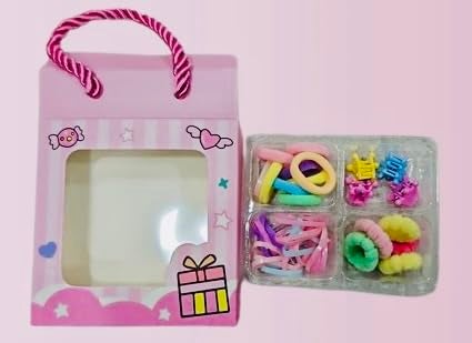 RETURNGIFTS- Pack of 6 kits for girls I Best birthday return gifts for girl kids age upto 3,4,5,6 years old. Party Bulk Gift of small size for Navratri Kanjak Pooja pujan (Design 3) - Image 4