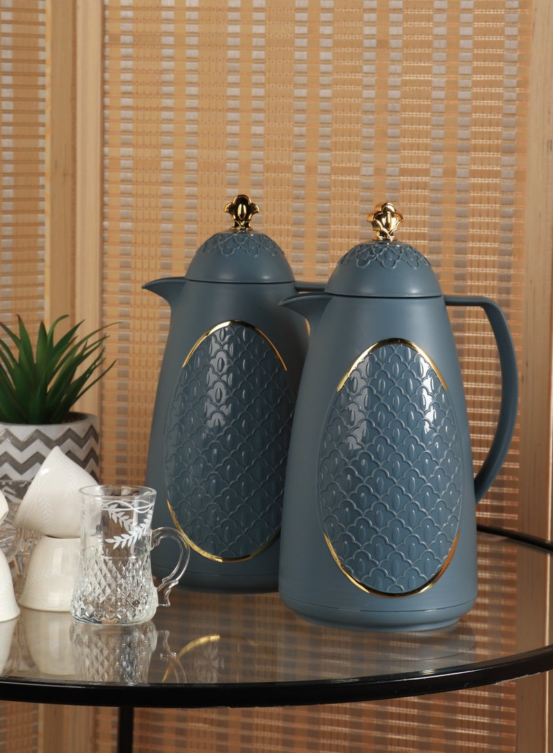 1 liter tea or coffee thermos set keeps drinks hot for a long time