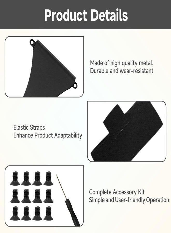MILAKE Wallet Money Clip Elastic Band Accessories Kit Compatible with The Ridge RFID Minimalist Metal Wallets, Repair Parts Set Includes Screws, Cash Strap and Screwdriver - Image 4