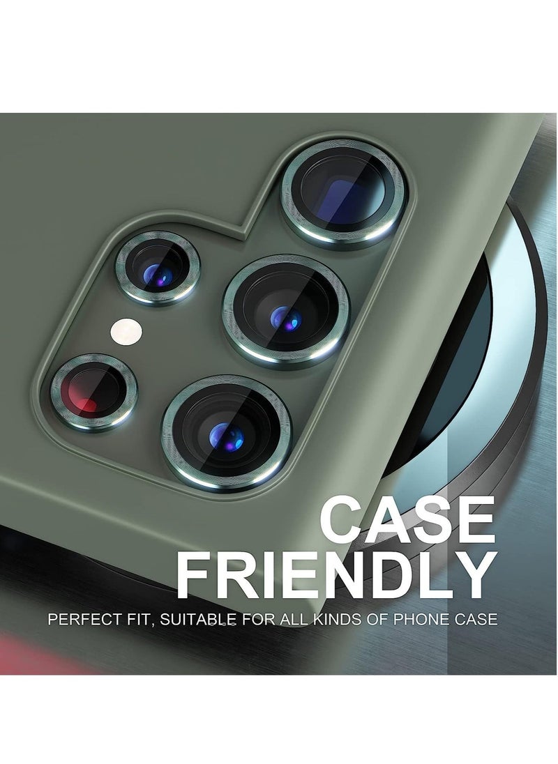 vesus Samsung Galaxy S23 Ultra Camera Lens Protector, Scratch-Resistant Tempered Glass with Alloy Edge Camera Cover Screen Protector - Image 4