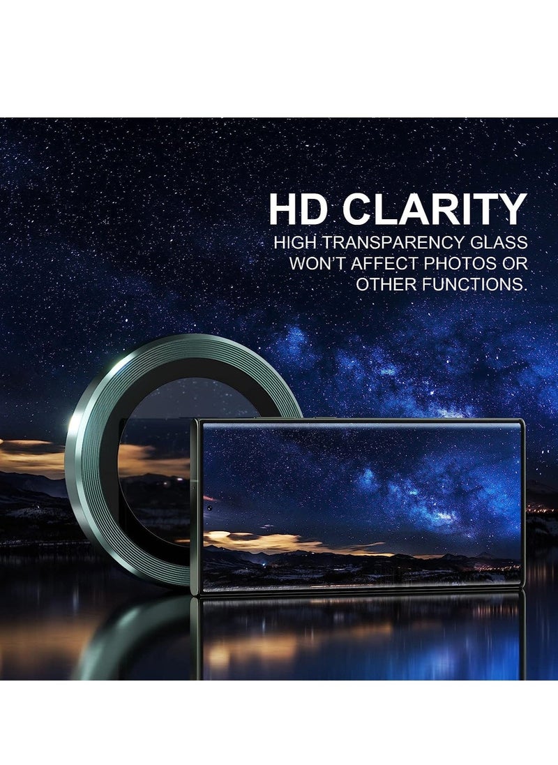 vesus Samsung Galaxy S23 Ultra Camera Lens Protector, Scratch-Resistant Tempered Glass with Alloy Edge Camera Cover Screen Protector - Image 5