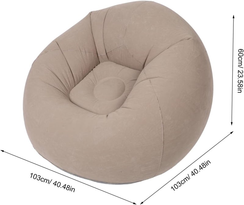 Market popular practical build Toyvian Bean Bag Chairs: Inflatable Chairs Blow-up Couch Folding Portable Inflatable Couch Lazy Sofa for Adults Living Room Camping Outdoor Elegant multi-option build No overseas transit wait Demand fit global economical quality Treated anti-rust metal KSA local stock Local trackable shipment Repeated use resistant selected material Spec compliant trusted quality Trendy economical quality Main road full logistics cover Widely used design Oil resistant Trendy natural assorted colors Experience optimized build Multi-purpose fine material Ready post purchase fulfill Lightweight All-scene tailored quality All-round unified build Repeated use trusted quality Space saving General standard crafted Trendy flexible practical build Diverse requirement fit - Image 3