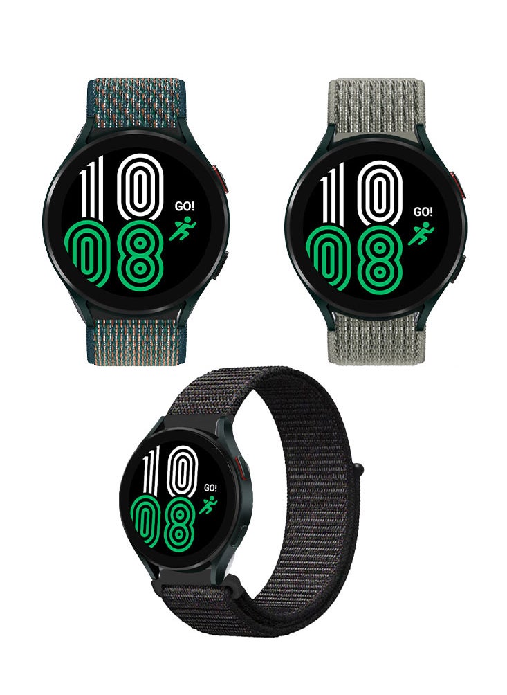 Perfii - 3pcs Watchband Bundle Compatible with all Samsung, Huawei and Amazfit with 20mm band size - Image 1