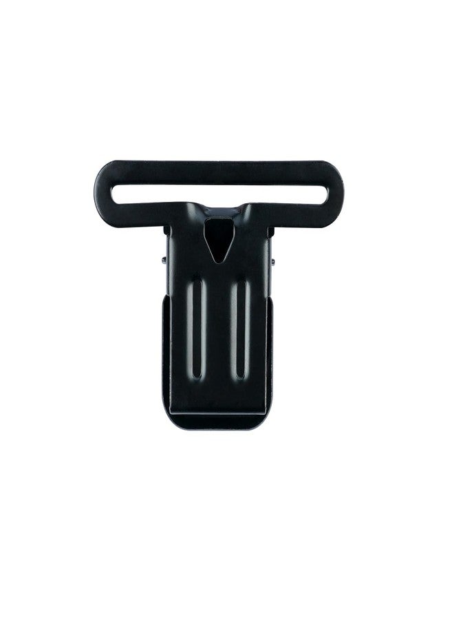 KUNN 2 Inch Suspender Clips Heavy Duty Metal Holder Fasteners, Black Plating, 2 Pcs - Image 4