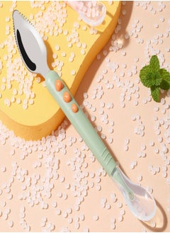 Beautiful Scraper Spoon, Baby Food Spoon, Baby Tableware Fruit Scraper Spoon With Double Heads  - Image 1