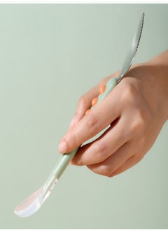 Beautiful Scraper Spoon, Baby Food Spoon, Baby Tableware Fruit Scraper Spoon With Double Heads  - Image 3