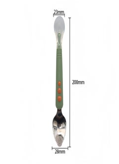 Beautiful Scraper Spoon, Baby Food Spoon, Baby Tableware Fruit Scraper Spoon With Double Heads  - Image 2