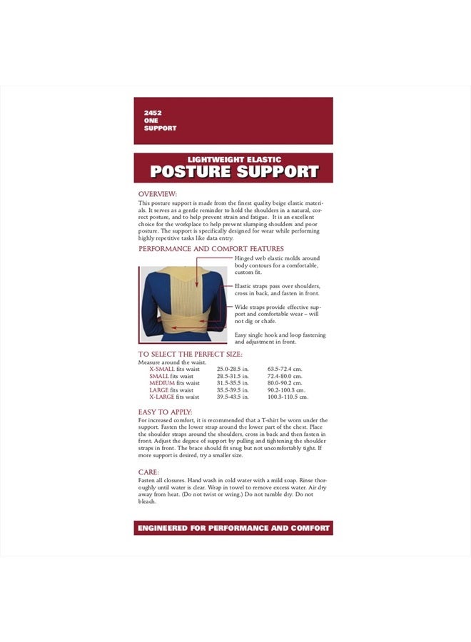 OTC دعم الوضعية، تصحيح انحناء الكتف وضع الجسم السيئ، صغير - Image 5