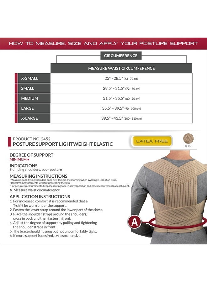 OTC دعم الوضعية، تصحيح انحناء الكتف وضع الجسم السيئ، صغير - Image 3