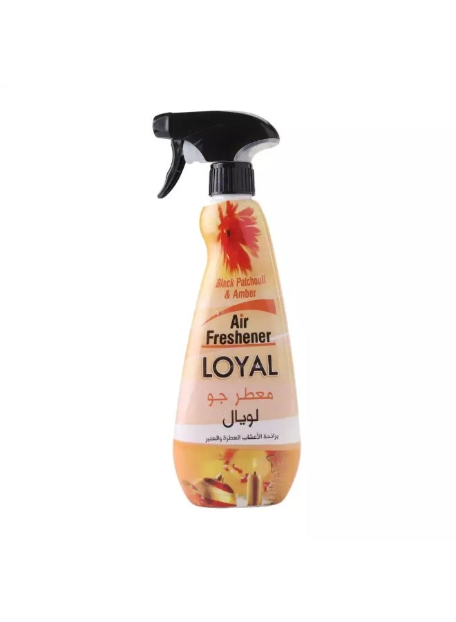 Loyal Air Freshener Spray With Black Patchouli & Amber - 450ml - Image 1
