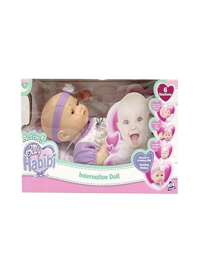 Baby Habibi BABY HABIBI - - Doll Interactive Doll 16inch (Active) 