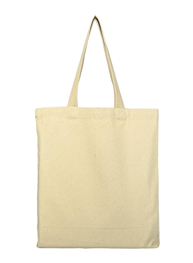 Rigs-bana Large Designer Emb Tote - Lotus Temp. 14 oz Canvas, 19 x 15 x 2 Inches wide Gusset, Solid Color, Reusable Carry Bag for Travel, Shopping, Work, or Storage - Image 4