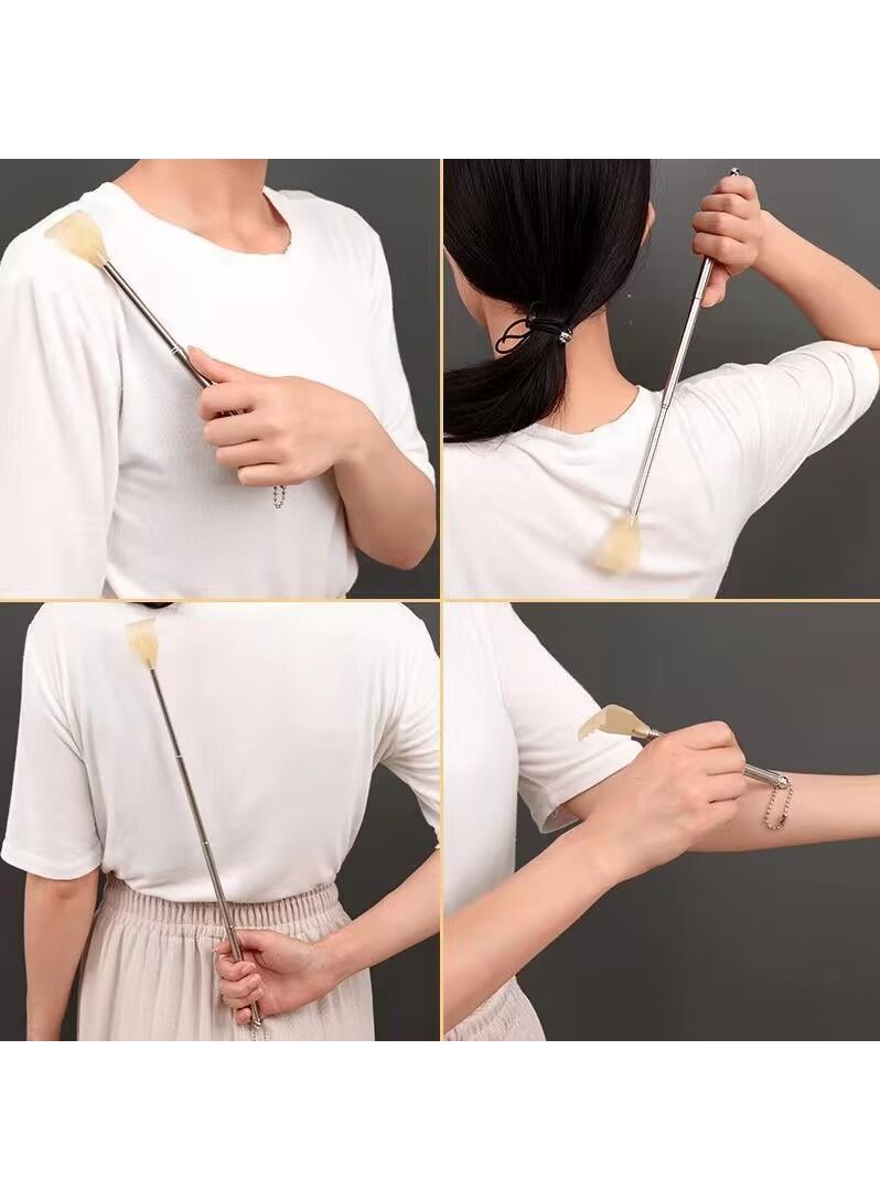 GOLDEN MILLION Extendable Metal Back Scratcher Retractable for Itch Relief 1pc - Image 4