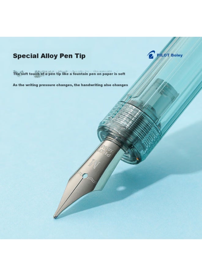 Pilot Iro-Utsushi Transparent Minimalist Drawing Pen Color Ink Sketch Pen For Students And Adults Fir-70R-Cl-M-Chn M Nib Clear Blue - Image 3