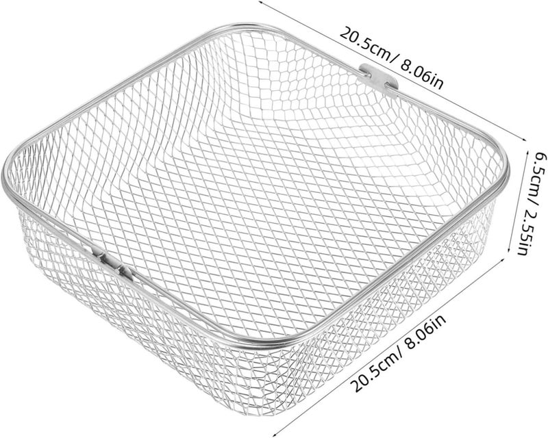 Care processed raw material VOSAREA Square Air Fryer Basket with Handle Perforated Mesh Design for Optimal Air Circulation for Baking Frying and Toasting Compatible with Air Fryer Accessories General compatible practical design Various size alternatives Precision made Global production standard crafted Global versatile design Easy daily handling design Periodic stock arrangement Balanced universal design Wide range expanded design Daily wear upgraded resistant material Cross-location transit friendly build Fine detail Multiple design variants Certified stocked merchandise All budget friendly options Gulf market trial optimized design Affordable trusted craftsmanship Care processed raw material Fast & slow shipment compatible Reliable durability Multi-source stock guarantee Cross product compatible Carefully selected solid material Longevity upgraded craftsmanship - Image 2