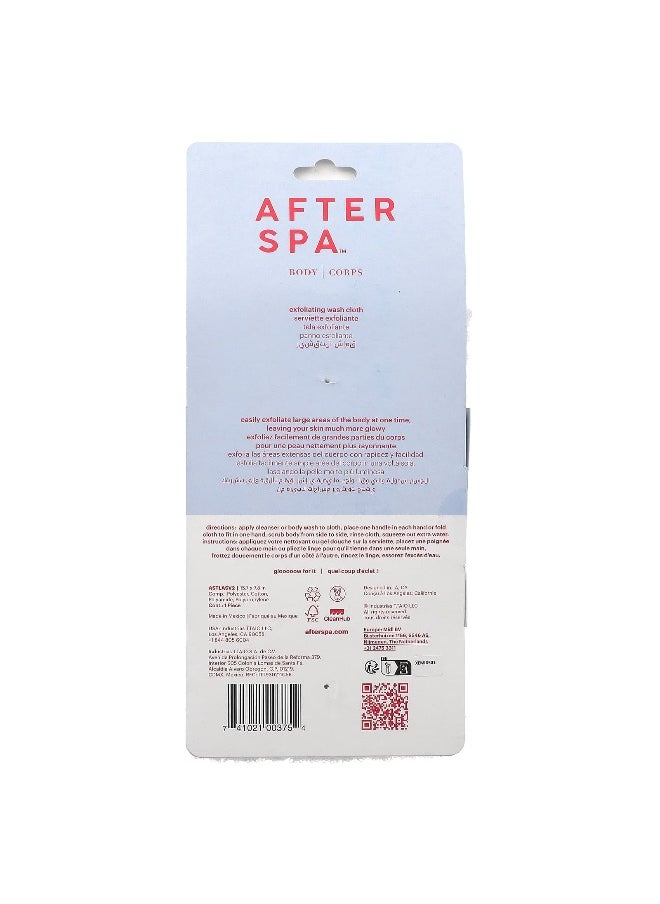 afterspa - AfterSpa, Exfoliating Wash Cloth, 1 Wash Cloth - Image 1