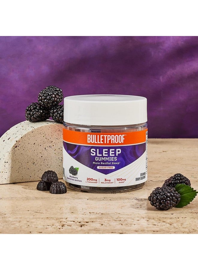 Bulletproof Sugar-Free BlackBerry Flavor Sleep Gummies, 60 Count, Keto Supplement for Sleep Support - Image 2