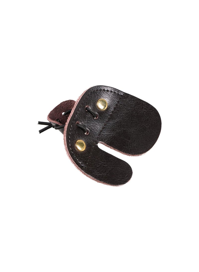 GGOOT PU Leather Archery Finger Guards Glove Protector for Adult Kids/Finger Tabs Finger Saver Right Hand For Recurve Bow  - Image 2