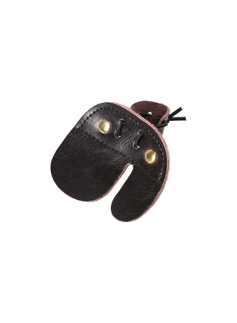 GGOOT PU Leather Archery Finger Guards Glove Protector for Adult Kids/Finger Tabs Finger Saver Right Hand For Recurve Bow  - Image 3