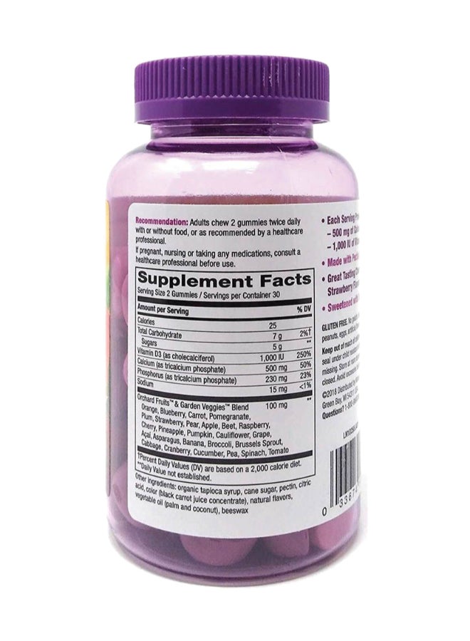 Nature's Way Alive Calcium + D3 Gummies 60's - Image 2