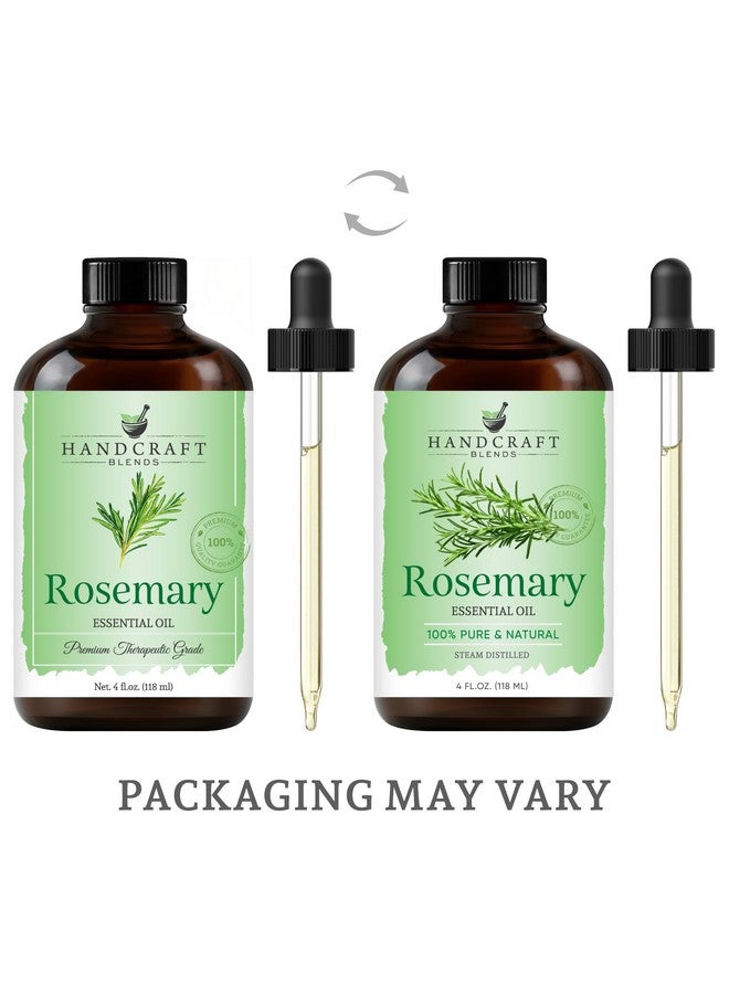 handcraft Blends Rosemary Essential Oil - Huge 4 Fl Oz - 100% Pure And Natural - Premium Grade Essential Oil For Diffuser And Aromatherapy - Image 2