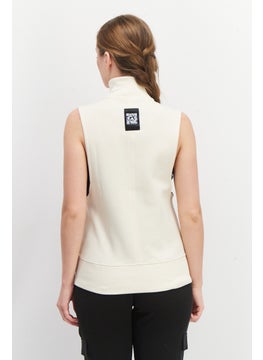 Adidas Adidas x Karlie Kloss Women Sportswear Fit Outdoor Vest, Cream  - Image 4