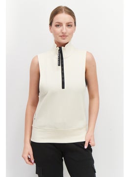 Adidas Adidas x Karlie Kloss Women Sportswear Fit Outdoor Vest, Cream  - Image 1