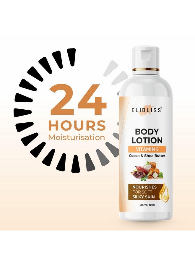 Elibliss Hydrating and Nourishing Lotion for Soft, Smooth Skin with Antioxidant Benefits Nourishing Body Lotion For Dry Skin Shea Butter Body Lotion For Women & Men With Vitamin E 100ML (Pack Of 1) - Image 5