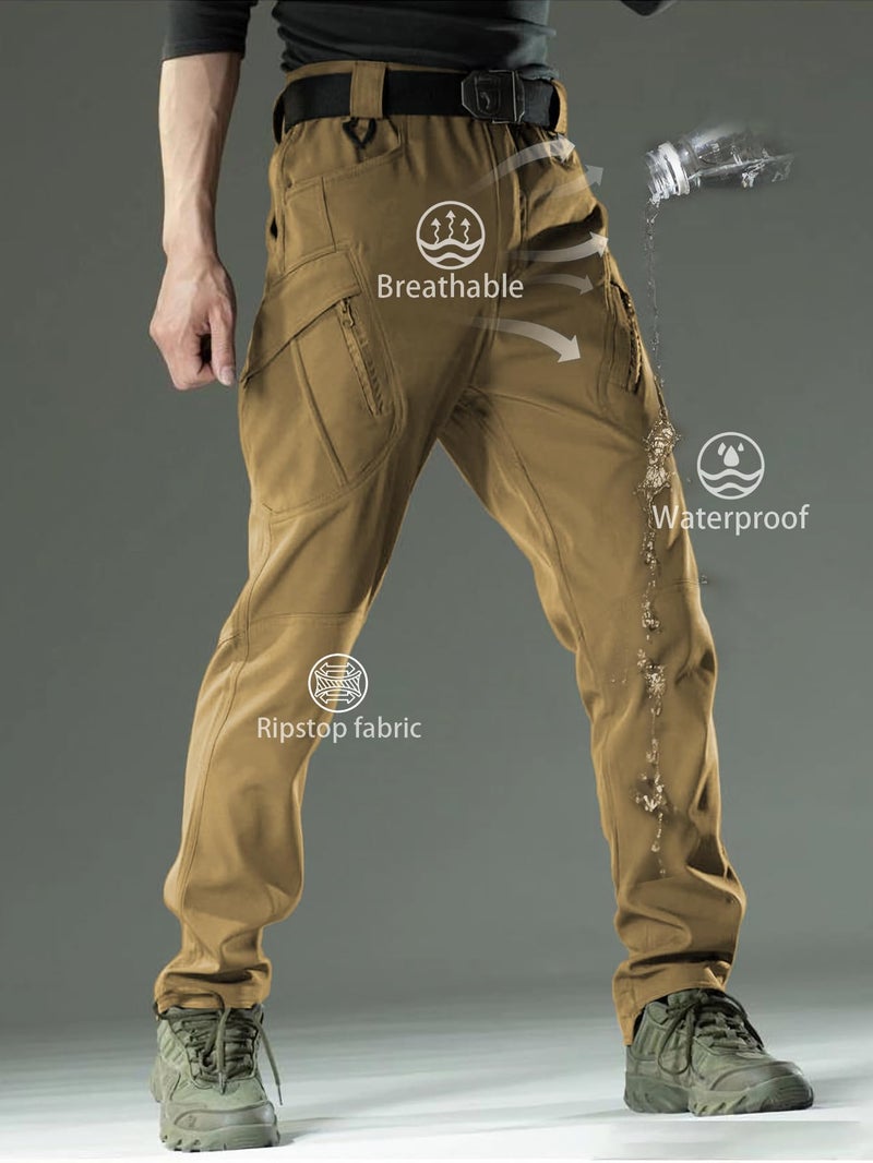 AUTIWITUA Men's Tactical Cargo Pants Water Resistant Lightweight Hiking Pants Outdoor Work Pants with Multi Pockets(No Belt) - Image 5