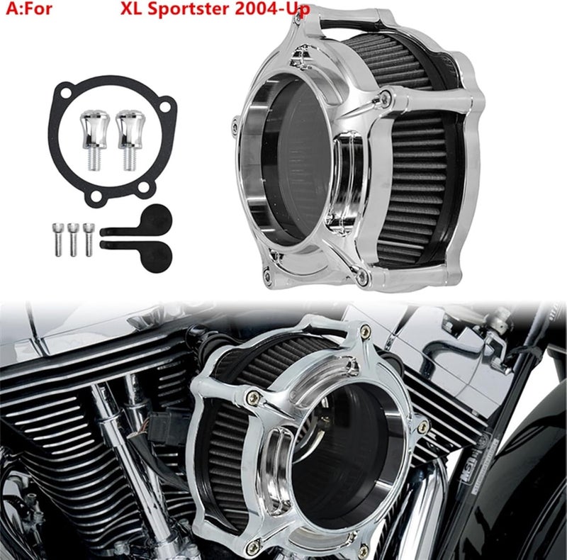 Wivplex Motorcycle Chrome Air Cleaner Kit - Image 2