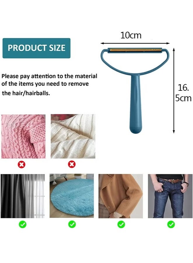 2-Pack Reusable Lint Remover Set - Portable Fabric Shaver for Clothes, Furniture & Pet Hair Removal (Battery-Free)  - Image 2