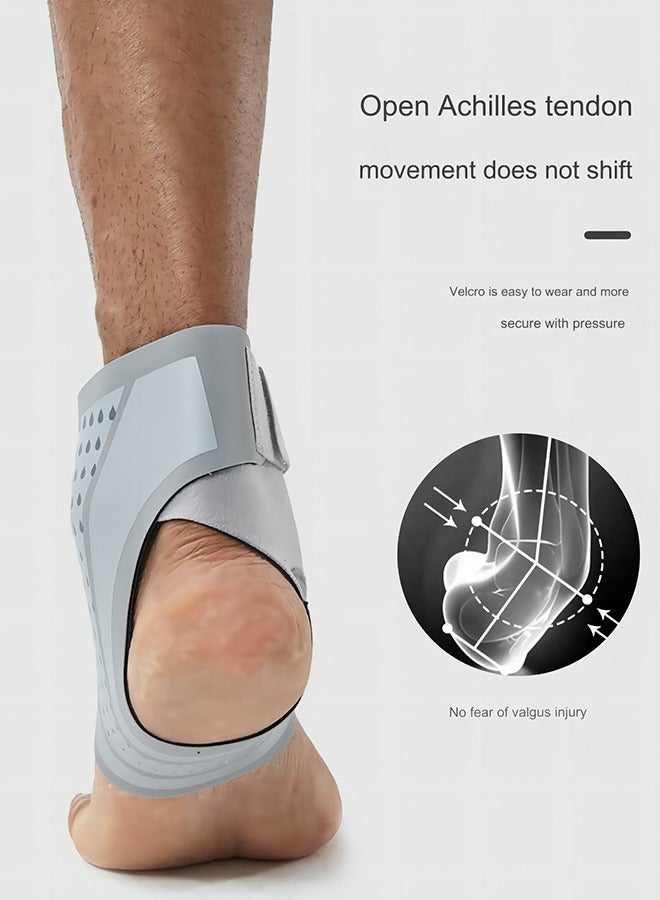 دعامات الكاحل الرياضية، خفيفة الوزن ومضغوطة للرجال، كرة السلة واللياقة البدنية والجري قابلة للتنفس، دعامات الكاحل الثابتة - Image 3