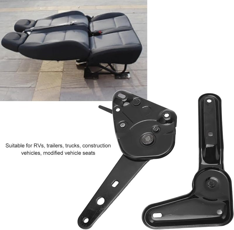 Left Side Seat Recliner Lever Handle 0 180 Degrees Adjustable Steel Angle Adjuster - Image 3