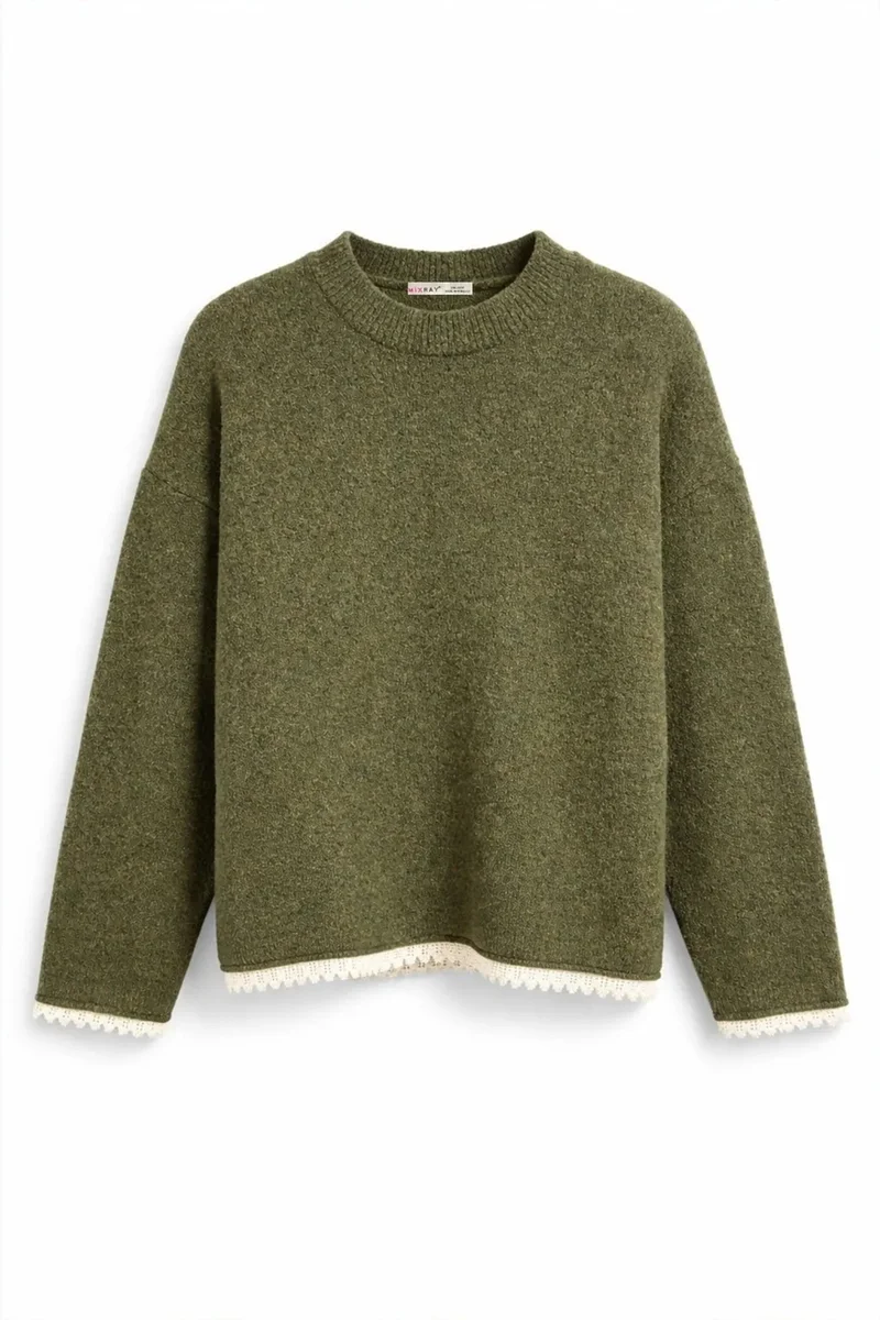Mixray MIXRAY Women's Acrylic Sweater
