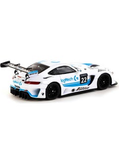 Toyfest Tarmac Works 1:64 x Logitech Mercedes Amg Gt3 Logitech G Race With Plastic Truck Packaging  - Image 2