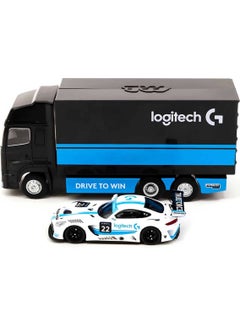 Toyfest Tarmac Works 1:64 x Logitech Mercedes Amg Gt3 Logitech G Race With Plastic Truck Packaging  - Image 3