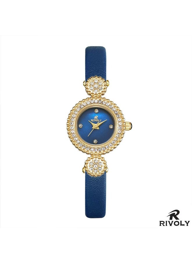 ريفولي ساعة يد نسائية فاخرة من RIVOLY – تصميم أنيق بلمسة كريستالية - Image 1
