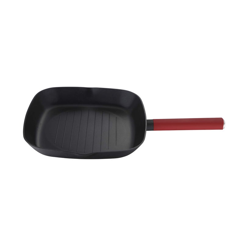 Bergner Essence Forged Aluminium Nonstick Square Grill Pan, 28 cm, Induction Base - Image 5