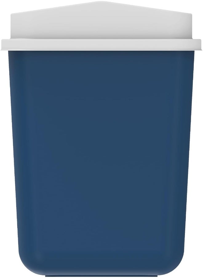 Cosmoplast Cosmoplast Plastic Swivel Trash Bin 15 Liters With Detachable Swinging Lid  - Image 3