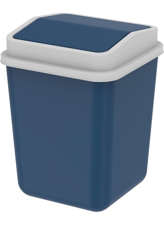 15L Swivel Waste Bin With Swing Lid (Pearl Blue) - pzsku/Z9E8D78B2EBFF986534D1Z/45/_/1728978392/6c0cebde-c1e5-4b0e-aae7-92ea8d778e00