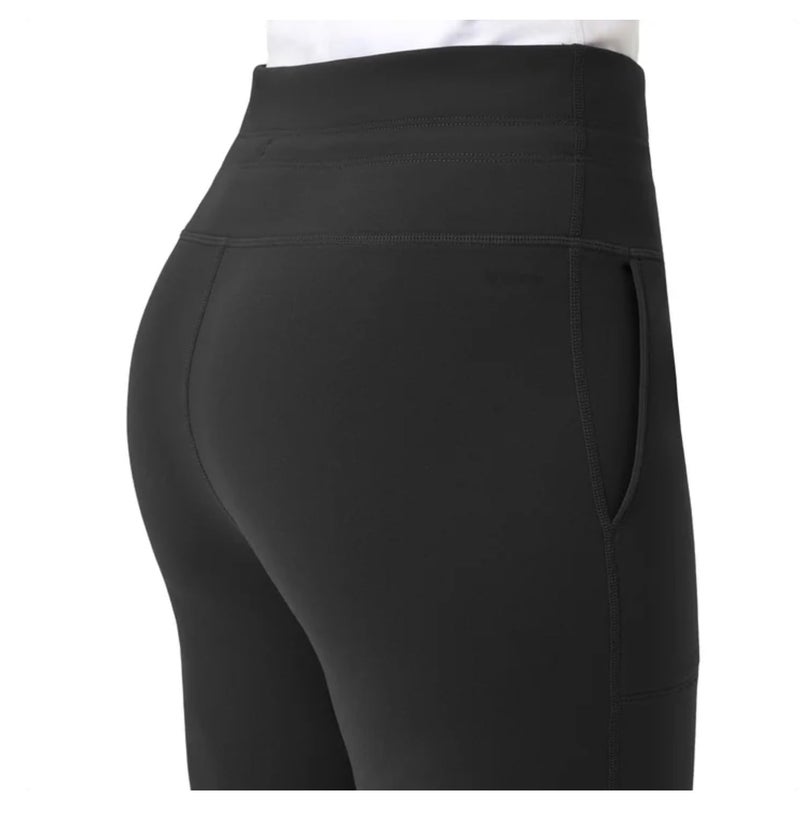 Mondetta Women's Stretch High Rise Straight Leg Active Pant (US, Alpha, X-Large, Regular, Regular, Black) - Image 4