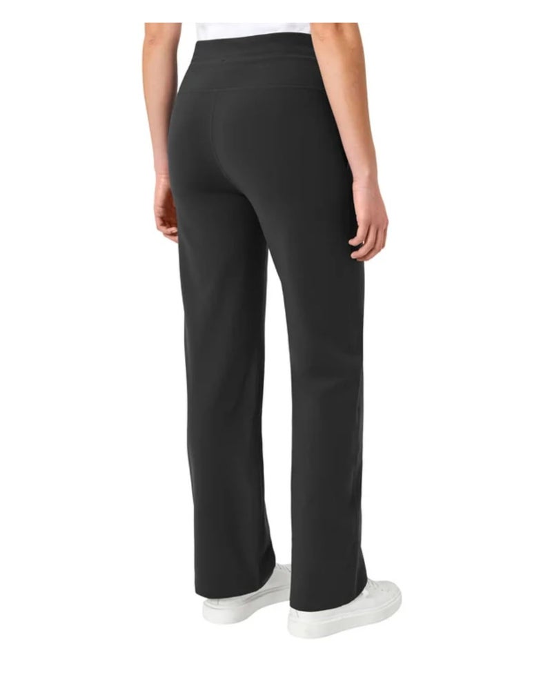 Mondetta Women's Stretch High Rise Straight Leg Active Pant (US, Alpha, X-Large, Regular, Regular, Black) - Image 2