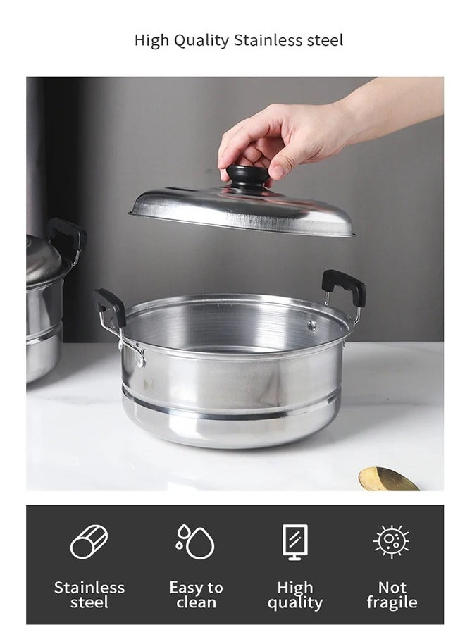 Arabest - 12 Pcs Tri-ply Stainless Steel Cookware Set - Induction Compatible, Dishwasher Safe, Oven Safe, Ergonomic Handles, and Chrome Finish - Image 1