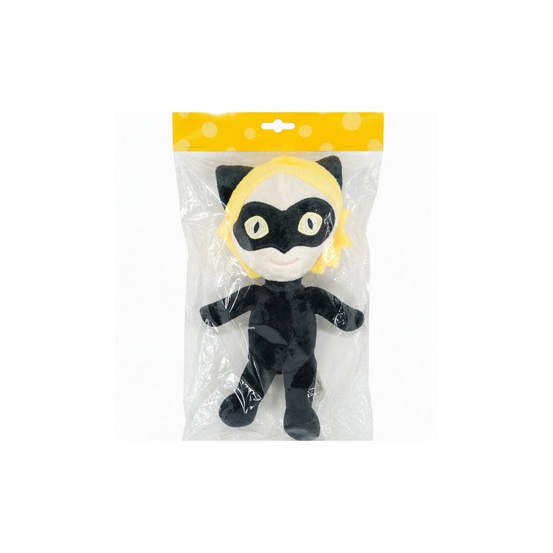 Miraculous Plush Toy Figure, Black and Yellow Cat Character, for Kids - Image 1