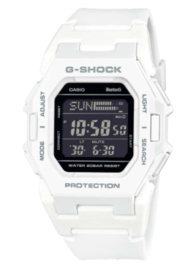 G-SHOCK Analog+Digital Square Shape Resin Wrist Watch GD-B500-7DR - 41.5 Mm