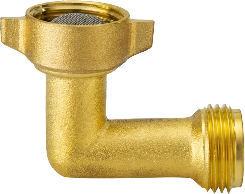 RecPro RV 90 Degree Hose Elbow with Mesh Strainer - Image 2