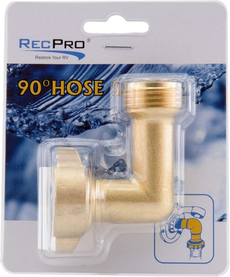 RecPro RV 90 Degree Hose Elbow with Mesh Strainer - Image 3