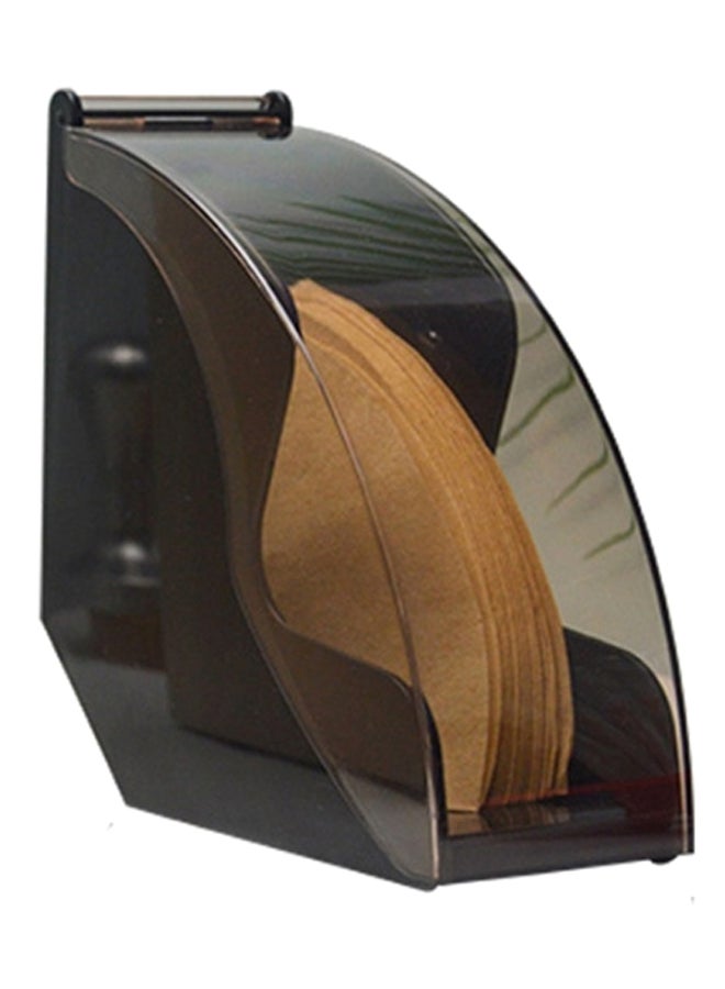 NIBEMINENT Filter Paper Holder With Dust-Proof Cover Black/Brown - Image 2