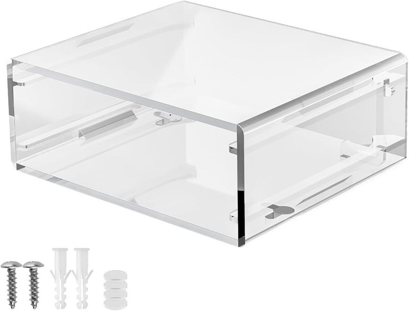 Wall Mount Acrylic Case Enclosure With Ventilated Design For Optimal Cooling Clear Cover - Image 1